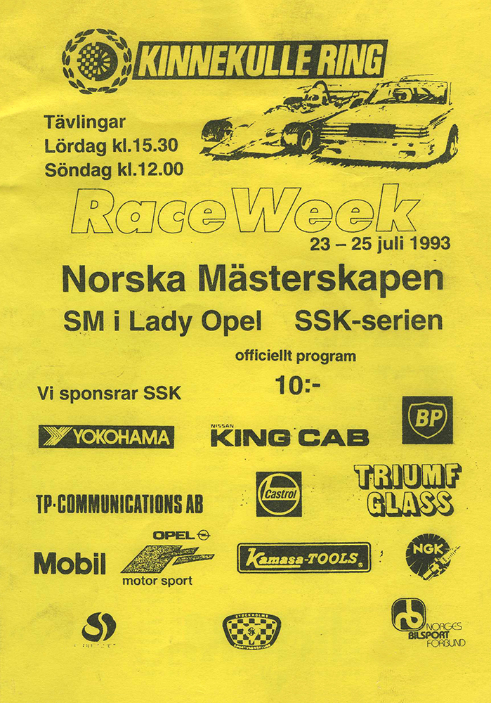 SSK Raceweek Kinnekulle 1993