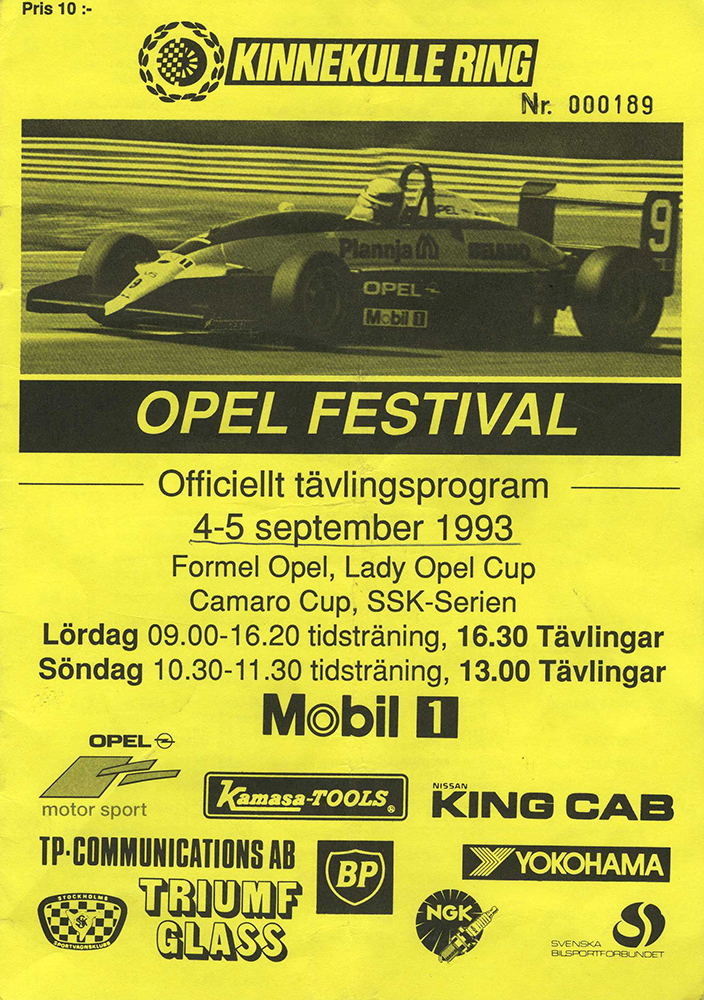 SSK Opel-Festivalen Kinnekulle 1993