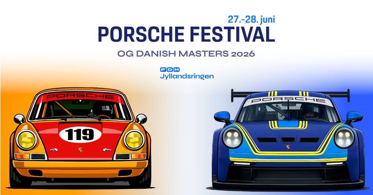 Porsche Festival og Danish Masters Jyllandsringen 2026