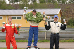 SSK-Seriens Raceweek på Kinnekulle med Nordiska Mästerskapet i Superkart samt de norska klasserna; Roadsport, Special Saloon och Peugeot 206 Cup.