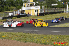 SSK & SPVM på Kinnekulle Ring. Soligt och mycket varmt.