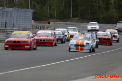 Raceweek på Kinnekulle Ring. Över 30 grader varmt!