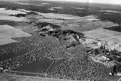Härlig vy över Karlskoga Motorstadion.