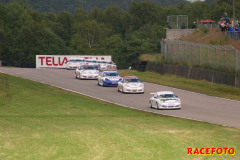 Femte racehelgen i STCC på ett regnigt Falkenberg